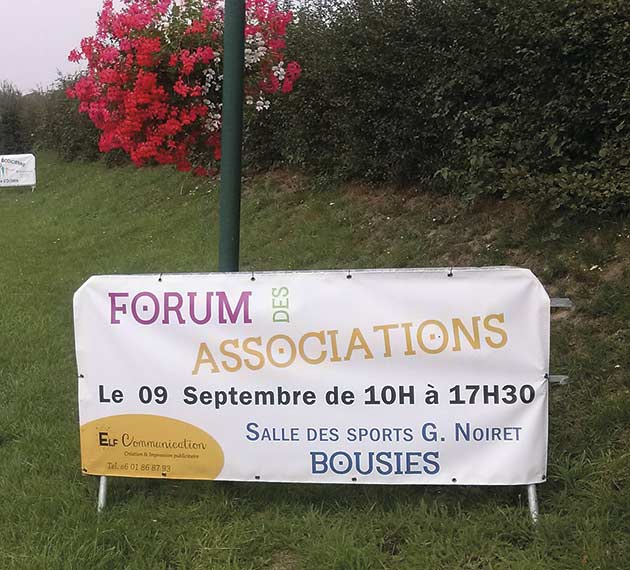 Bâche - Forum des Associations - Bousies