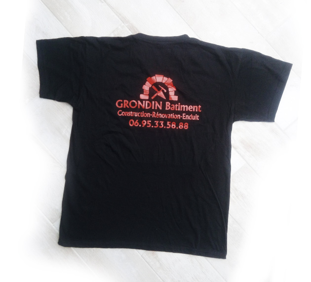 T-shirt - Entreprise Grondin Bâtiment